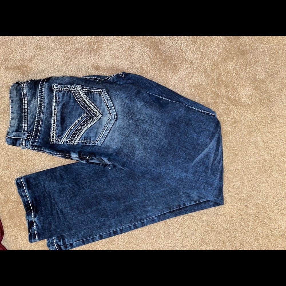 Buckle dark jeans